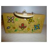 Collins of Texas Enid Collins Wood Box Purse