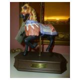1986 JSC Music Box Carousel Horse Figure