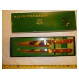 Vintage Maxam Cutlery 2 Knife Kitchen Set - NOS