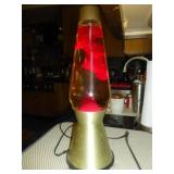 Mid Century Glass Lava Lamp