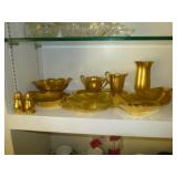 Vintage Pickard Gold Leaf Porcelain Collection