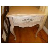 Provencial Style Vintage Wood Side Table