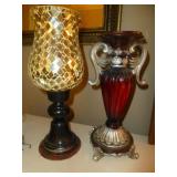 2pc - Candle Pillar & Pillar Candle Holder