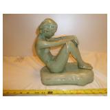 Celadon Thai Collection Vintage Art Deco Figure