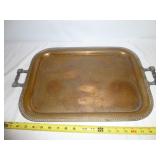 Vintage Copper Serving Platter