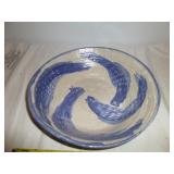 Vintage Hand Thrown Red Clay Artist Signed Bowl