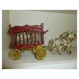 Kenton Antique Cast Iron Overland Circus Toy