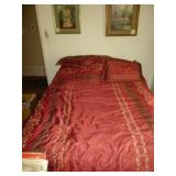 Twin Size Complete Bed with Bed Cover