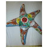 Hand Painted Talavera Pottery 14" Starfish