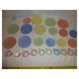 25pc Cremax Depression Glass - Macbeth Evans, Etc