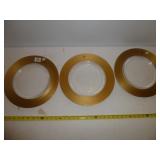 14pc Strawberry Street 13.5" Glass Chargers - NEW