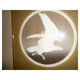 Pair of David Allgood Serigraph Embossed Paper Art