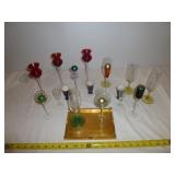 Art Glass Stemmed Cordials & Champagne Glasses