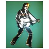 Elvis Presley Swinging Hips Animated Wall Clock