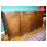 Baker Furniture Vintage Serpentine Buffet Cabinet