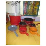 Enamel Metal & Non Stick Pots & Pans