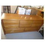8 Drawer Wood Dresser Chest