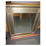 Ornate Framed Bevel Glass Wall Mirror