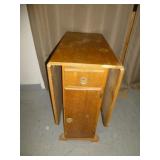 Vintage Wood Drop Side Gate Leg Dining Table