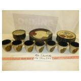 Pfaltzgraff "Painted Poppies" Breakfast Set