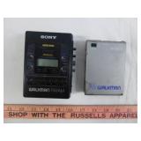 2pc Classic Sony Walkman AM/FM & FM Radios