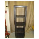 Wood 4 Tier Compact Square Book / Display Shelf