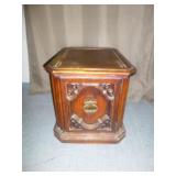 Mid Century Wood Single Door End Table Night Stand