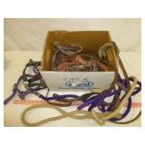 Horse Leads - Box Lot - Nylon, Leather, Rope, Etc