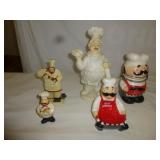 5pc Cook / Chef Figures