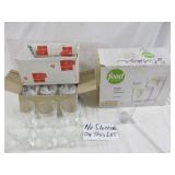 3 Sets Drinking Glasses / Tumblers - Some NEW