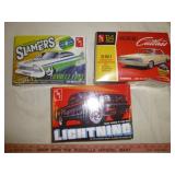 3pc AMT Model Car Kits - Unassembled / Sealed