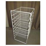 Wire Metal 4 Basket Organizer Rack