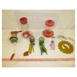 4pc Wind Chimes & 2pc Hummingbird Feeders
