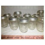 11pc Canning Jars - Mason Jars
