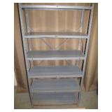 Upright 6 Shelf Metal Shop Shelving Unit