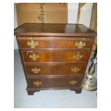 4 Drawer Side Table with Writing Surface