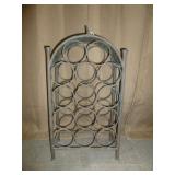 Wrought Metal 14 Bottle Wine Rack