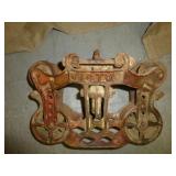 Antique Cast Iron Victor Hay Trolley Unloader