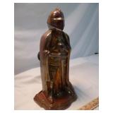 Antique European Fire Place Tools & Knight Caddy