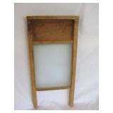 Vintage Wood & Glass Lingerie Washboard