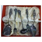 Vintage Reed & Barton Harlequin Condiment Set