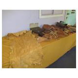 Leather Working Supplies & Tools - Box Lot