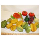 Faux Fruit & Vegetables - Box Lot