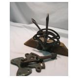 2pc Antique Brass Boat - Ship Throttle Controls