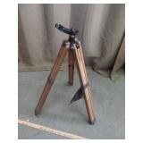 Vintage Wood & Metal Compact Telescope Tripod