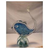 Hokitika Glass New Zealand Art Glass Dolphin
