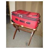 Ricardo Travel Case & Wood Folding Luggage Stand