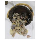 Knapped Flint Specimens - Arrow Heads & Points