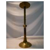 Vintage Brass Height Adjustable Flower Base Candle