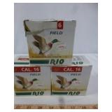 3 Boxes Rio 16ga #7 1/2 Shot Shells - 75rds